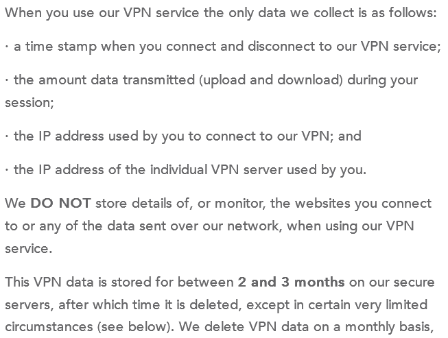 logging policy